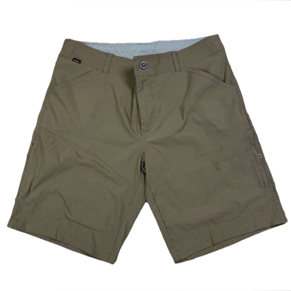 Kuhl Renegade Shorts Mens 38 Tan  Khaki Stretch Nylon Hiking 10.5”Utility 5121